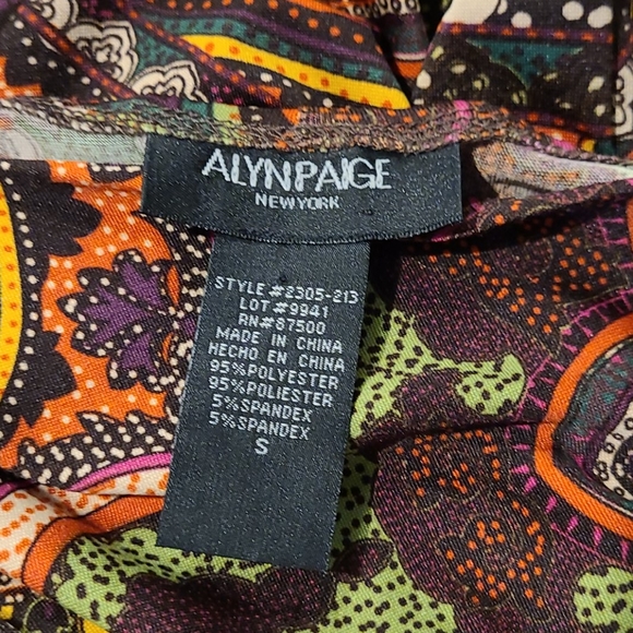 SALE BO HO PAISLEY MULTI S SLIP ON DRESS, TIE BACK - Picture 16 of 16